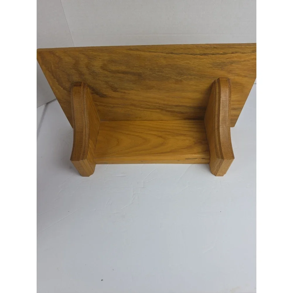 Vintage Oak Small Wall Shelf Farmhouse Cottagecore 14X7